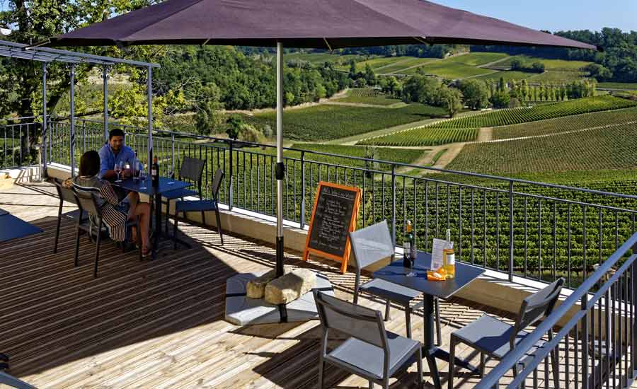 Château La Croizille - Panoramic terrace